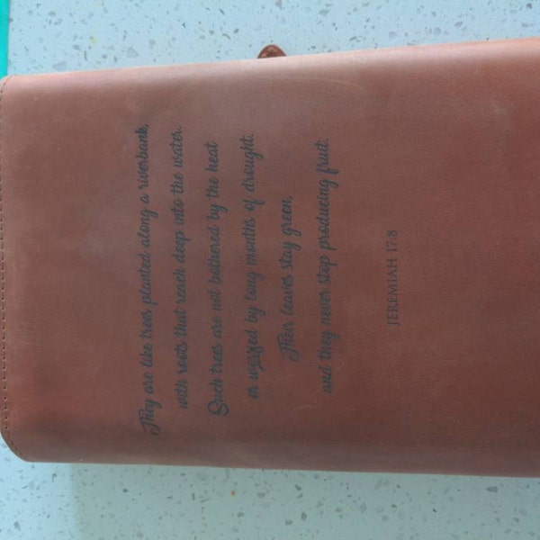 Personalized NLT Bible Cover, Custom Bible Cover, Happy Planner Cover ...