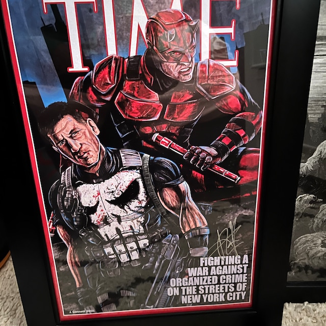 パニッシャー デアデビル Netflix パルプ レトロ ブックカバー 風刺