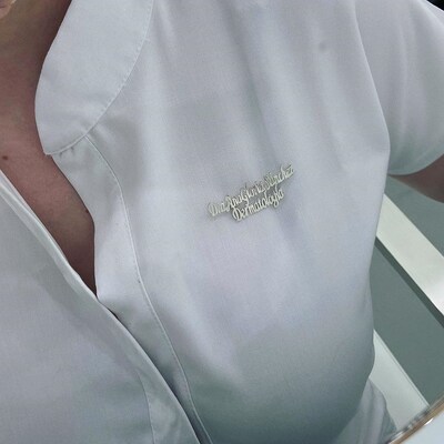 Custom Handwriting Pin Personalized Signature Brooch Memorial Brooch ...