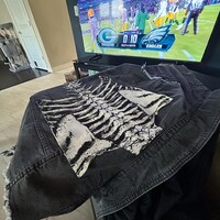 Ribcage Back Patch, Ribcage, Skeleton Patch, Bones Patch, Cloth Patch ...
