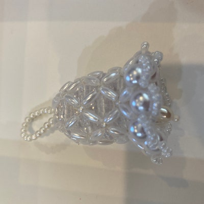 Bell Beaded Ornament Tutorial Pdf Download Etsy