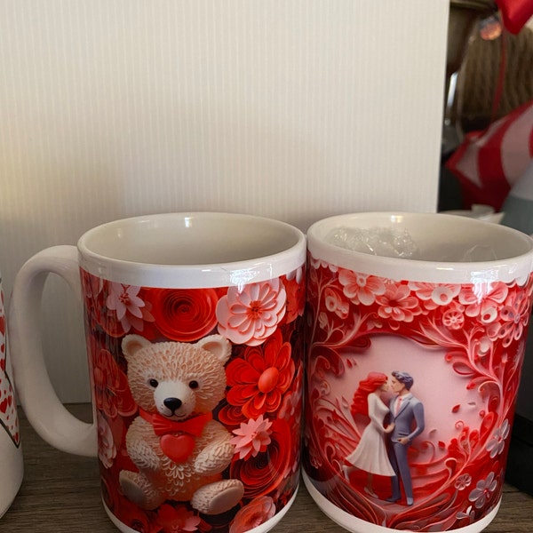 100 Valentine Mug Wrap Bundle, Valentines Day Mug Wrap Sublimation ...