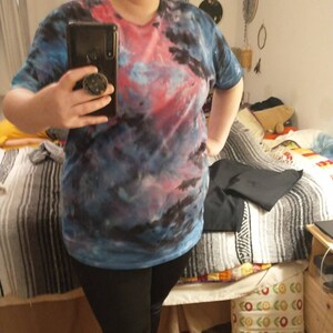 Deep Navy Galaxy Tie-dye Unisex T-shirts - Etsy