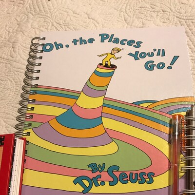 Oh the Places You'll Go Recycled Journal, Storybook Journal, Graduation ...