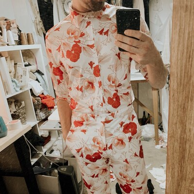 2 Yards Asian Theme Brocade Fabric Dragons - Etsy