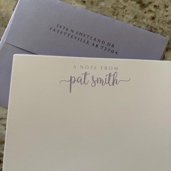 Personalized Stationery | Custom Stationary Set | Note Cards Women ...