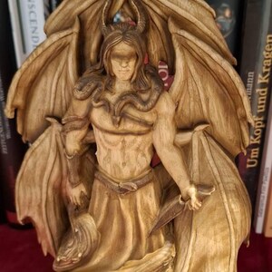 サマエル・ルシファーのアッシュウッド像：オカルト装飾 - Etsy 日本