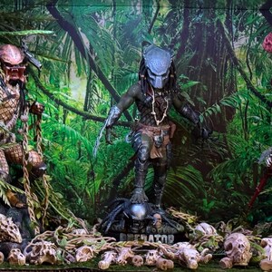 1/6th Scale PREDATOR Jungle Backdrop Ikea Detolf 15x15 Diorama