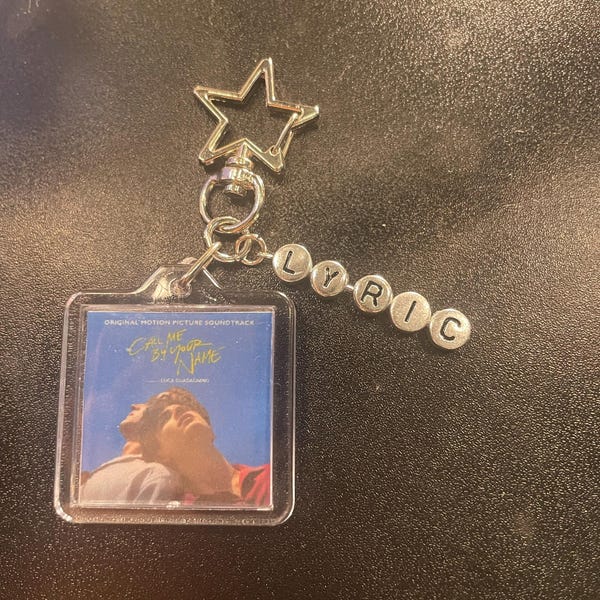 Custom Album Photo Keychain Phone Charm - Etsy