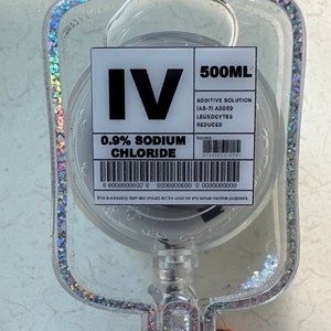IV Bag Nursing Acrylic Blank for Badge Reels – Moxie Vinyls