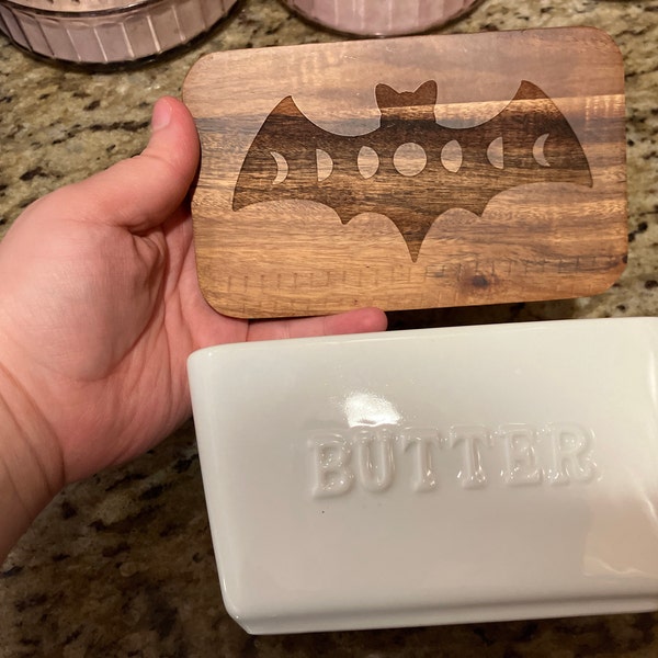 Bat Kitchen Butter Dish - Etsy