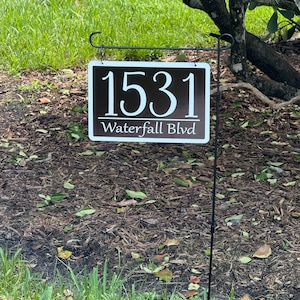 Rustic Address Sign, Farmhouse Decor, House Numbers, Street Sign ...