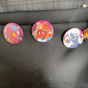 Deltarune Pin Badges Various Sizes 38mm and 58mm - Etsy