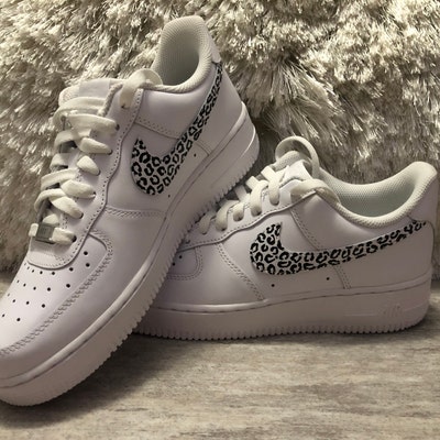 cheetah print air force 1