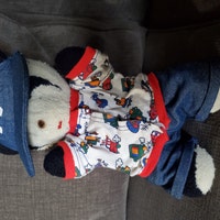PYJAMAS / PAJAMAS Pjs PDF Pattern for Teddy Bear. Fits 15-18 Inch Bears ...