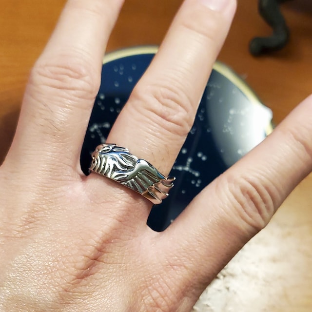 ファイナルファンタジー8 シルバーリング スリーピングライオンハート FFVIII ファイナルファンタジー8 スリーピングライオンハートシルバー