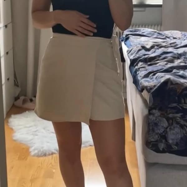 Lunamaris Embroidery Popline Skirt