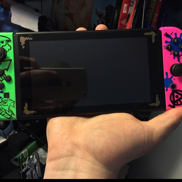 Custom Splatoon 2 Ink Themed Nintendo Switch Joy-con Joycon Controllers ...