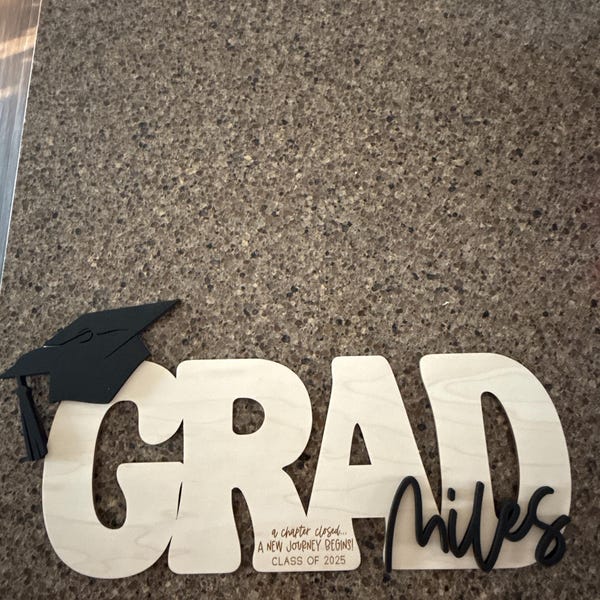 Grad Name Sign Personalized Grad Name Sign, 2026 Graduation Guestbook, Guestbook ...