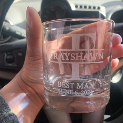 Groomsman 11oz Whiskey Glass, Engraved Old Fashion, Groomsmen Gift Idea, Personalized Groomsman ...