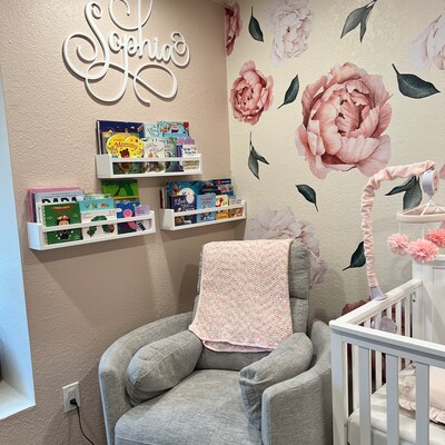 Baby Sophia Nursery Name Cutout Custom Wood Wall Name Sign Wall Hanging ...