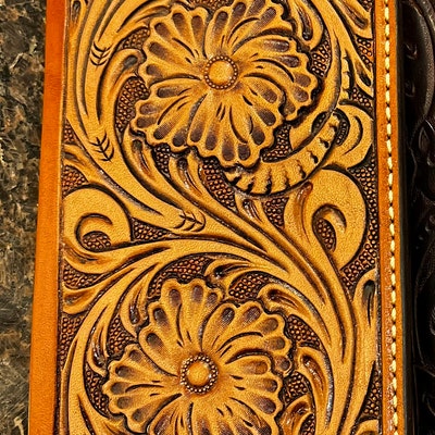 Western Tooled Leather Bible Covers - Etsy