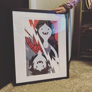Adventure Time: Marceline and Marshall Lee Print 11x17 - Etsy