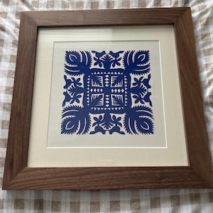 Solid Natural WALNUT Wood Picture Frame 1.5