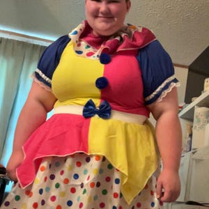 VK Freakshow Harlequin Clown Kei Clowncore Polka Dot Clown