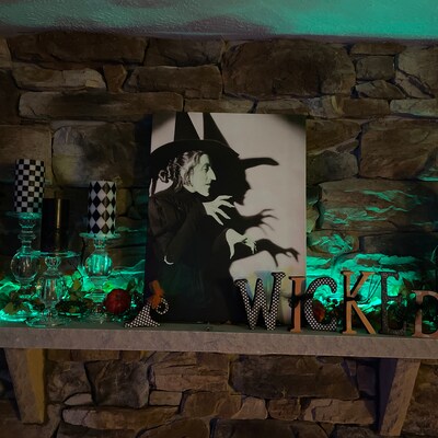 Wizard of OZ Wicked Witch of the West Canvas Choose Unframed Poster or ...