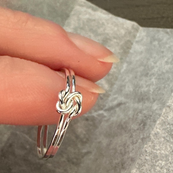 Sterling Silver Caged Floating Heart Ring Made with Swarovski Crystal