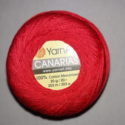 Yarn Yarnart Canarias Yarn 100% Cotton Yarn Mercerized Cotton Sling ...