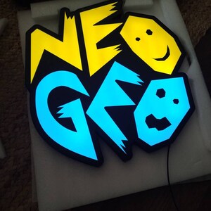 Neo Geo LED ライトボックス | ゲームルームの装飾用 Neo Geo Neo Geo LED ライトボックス | ゲームルームの装飾用 Neo Geo