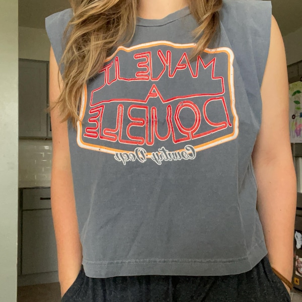 Miss Texas Prison Rodeo Muscle Crop Tank Top - Etsy