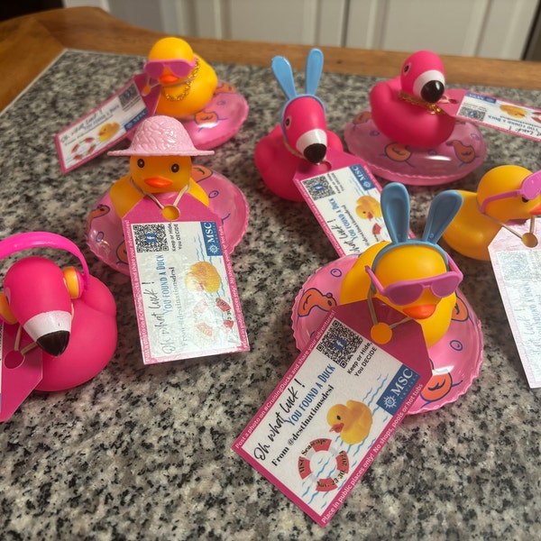 Laminated Cruising Duck Personalized Tag Printed and Shipped Duck Tag ...