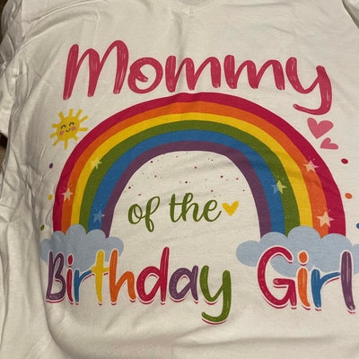 Rainbow Birthday Shirt Rainbow Birthday Shirt Matching Birthday Family ...