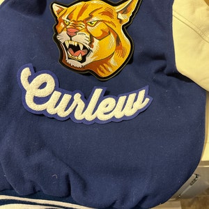 Custom Chenille Script Name Letterman Jacket Patch MADE IN USA - Etsy