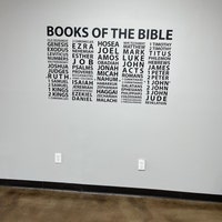 Books of the Bible Wall Decal Youth Room Church Colorful Vinyl Decor ...