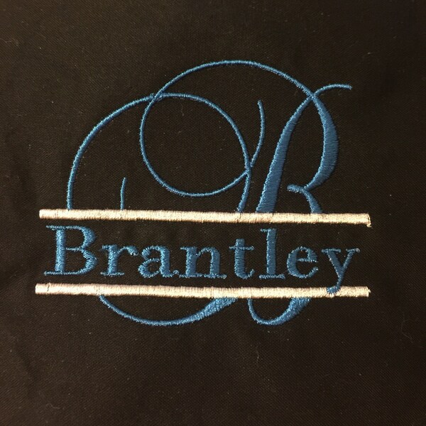 4x4 Size Split Script Machine Embroidery Font Monogram Alphabet - BX ...