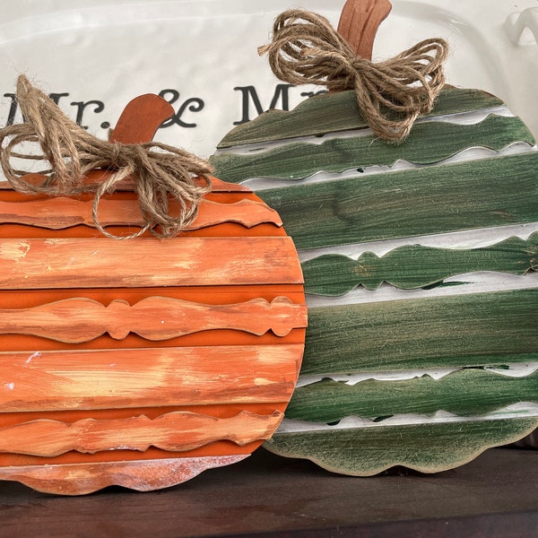 Spindle Pumpkins Crafting DIY Kit | Unfinished Wood Craft Kit | Paint ...
