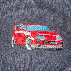 刺繍デザイン トヨタ スープラ 4代目、リアル、2サイズ - 車の刺繍