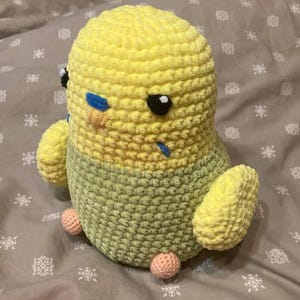 かぎ針編みパターン: インコの編みぐるみパターン PDF 即時