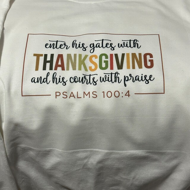 Enter His Gates With Thanksgiving and His Courts With Praise
