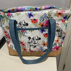 Lovely Mouse Ears Tote Bag – Handmade, Personalized, Unisex – Multicolor Polyester