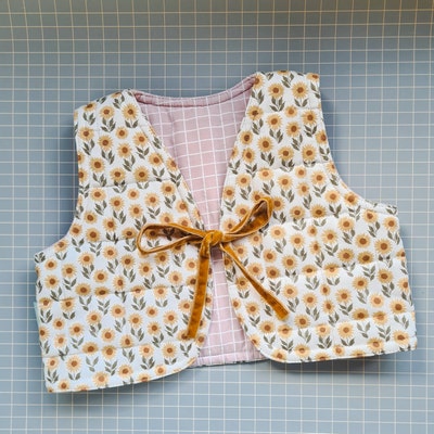 Baby Down Vest Baby Pattern PDF Pattern & Sewing Instructions Baby Vest ...