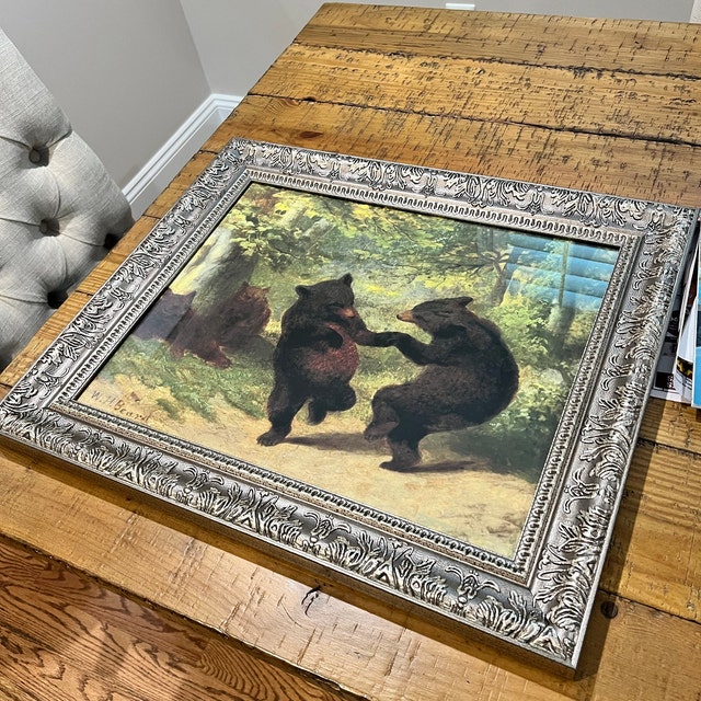 Dancing Bears（ウィリアム ホルブルック ベアード）熊 ポスター Amazon.com: Bear Dance a Fine Art Print by William Holbrook