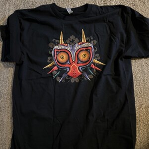 ゼルダの伝説 ムジュラの仮面 Tシャツ、メンズ＆レディースサイズ (ZEL