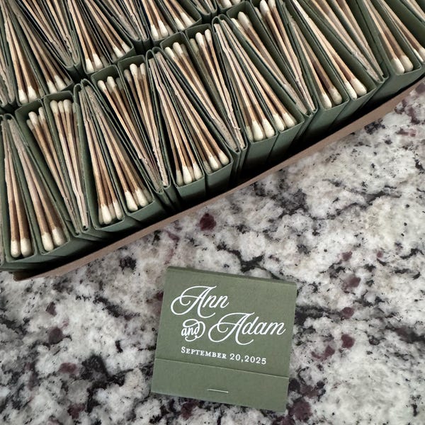 Tropical Palm Tree Matchbox - Wedding Favor Matches, Wedding Decor ...