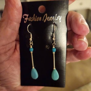 A PAIR OF PRETTY TIBETAN SILVER DANGLY DRAGONFLY LEVERBACK HOOK EARRINGS. NEW. - Foto 6