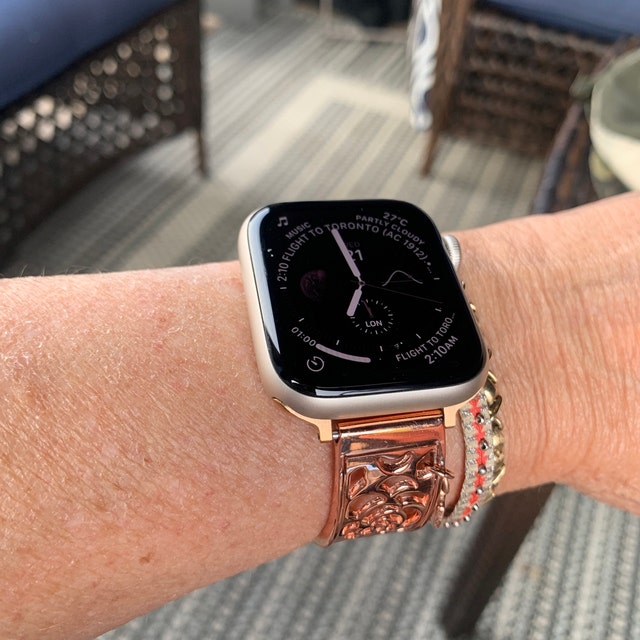 ローズゴールド Apple Watch バンド、40 mm 41 mm 38 mm 44 mm